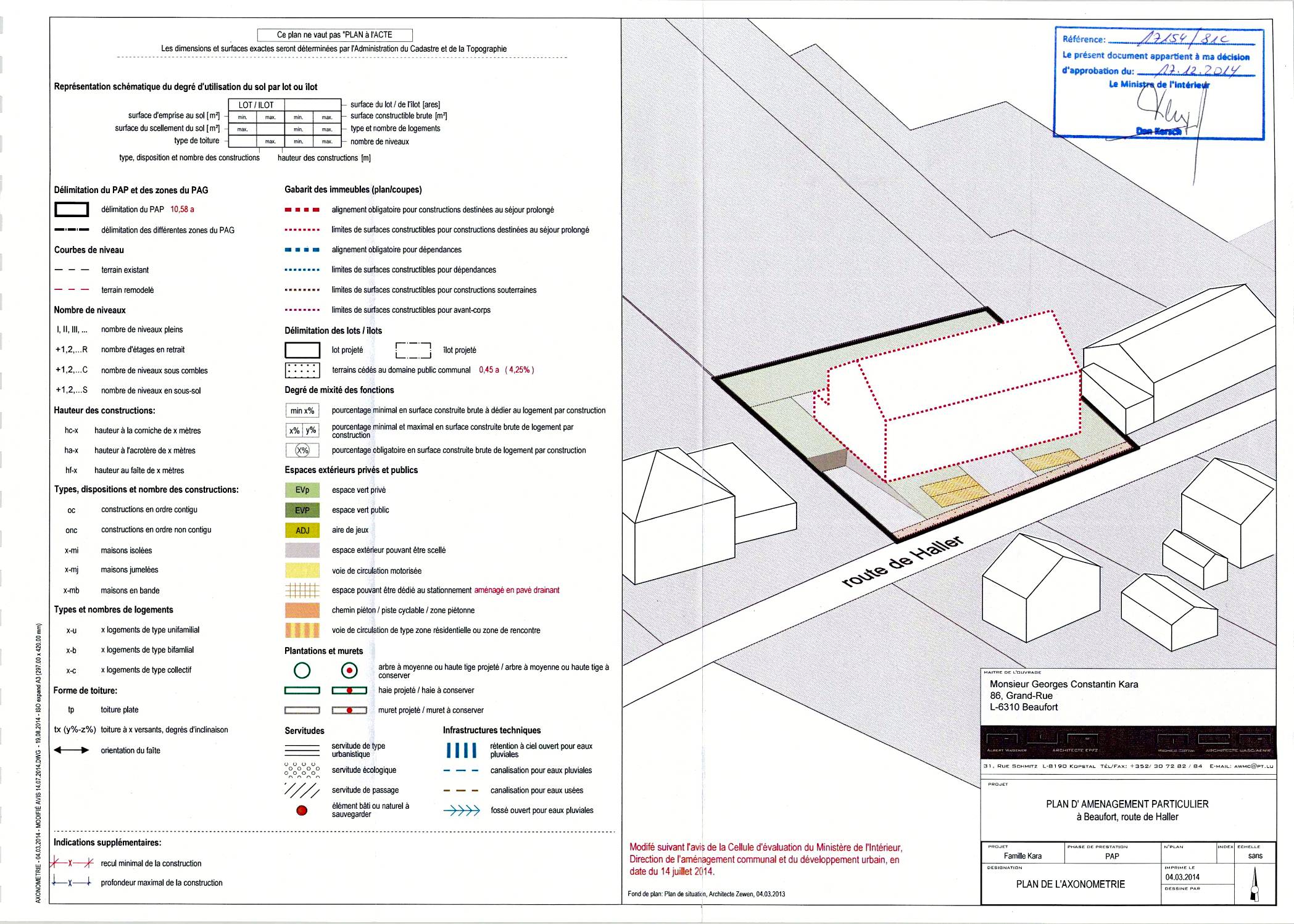 Beaufort-PAP NQ-route de Haller-partie graphique