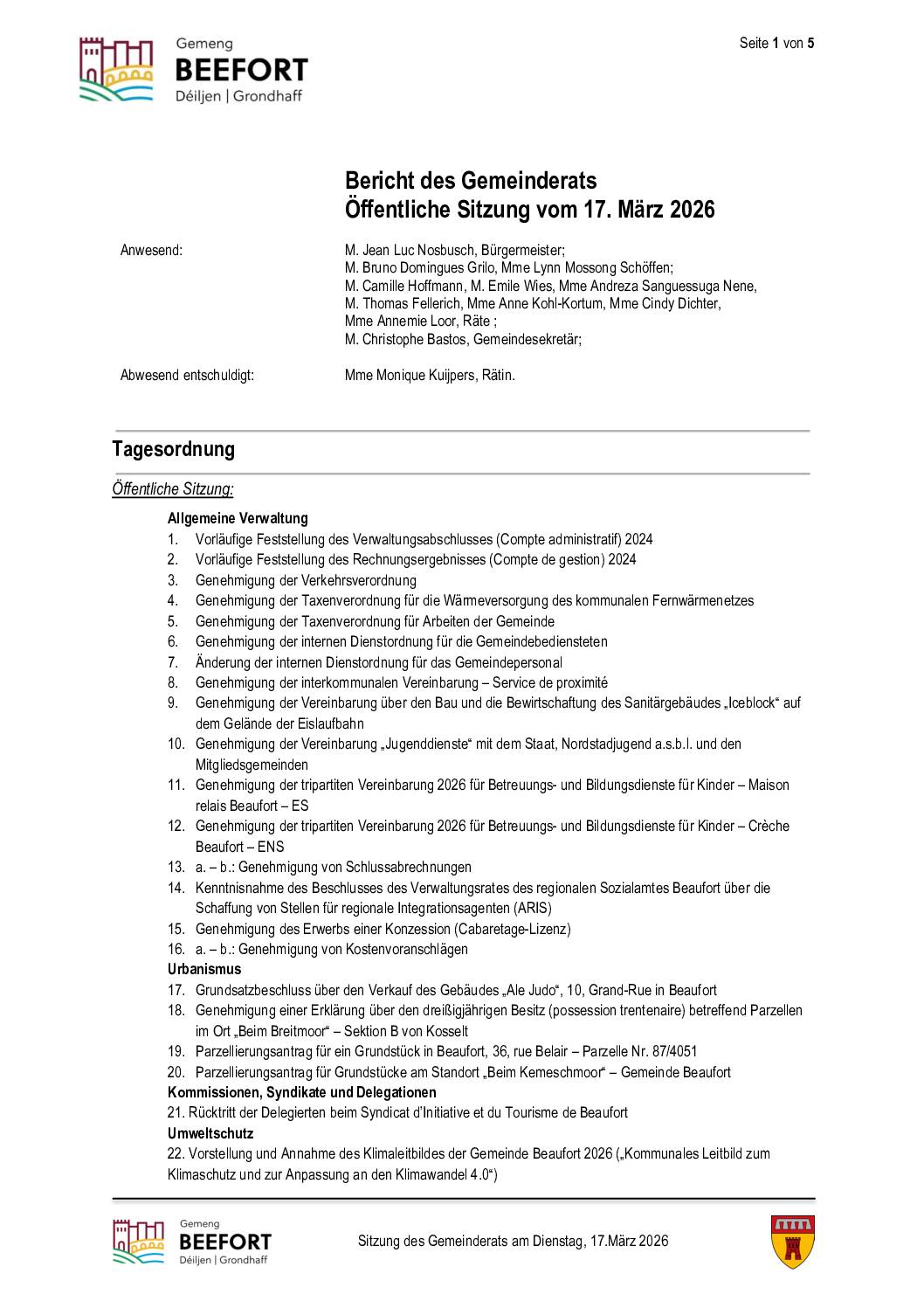 Bericht (D) 17.03.2026